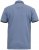 D555 Talbot Pique with Jacquard Collar Polo Shirt Blue - Polo shirts - Grote Maten Poloshirts Heren