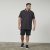 North Latitude 61128 Superflex Piqué Poloshirt Zwart - Polo shirts - Grote Maten Poloshirts Heren