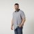 North Latitude 61136 Gestreept Garen-Geverfd Poloshirt Marineblauw - Polo shirts - Grote Maten Poloshirts Heren