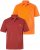 JP1880 Polo Shirts 2-pack Piqué Red Orange - Polo shirts - Grote Maten Poloshirts Heren