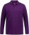 JP1880 Polo Shirt Long Sleeve Pique Purple - Polo shirts - Grote Maten Poloshirts Heren