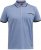 D555 Talbot Pique with Jacquard Collar Polo Shirt Blue - Polo shirts - Grote Maten Poloshirts Heren