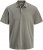 Jack & Jones Blaze Short Sleeve Polo Grey - Polo shirts - Grote Maten Poloshirts Heren