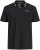 Jack & Jones Blaze Short Sleeve Polo Black - Polo shirts - Grote Maten Poloshirts Heren