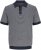 Jack & Jones Blukingsley Knitted Short Sleeve Polo Navy - Hemden - Overhemden Grote Maten Heren