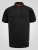 D555 Kennedy Cable Knitted Polo Black - Polo shirts - Grote Maten Poloshirts Heren