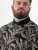 D555 Palmer Leaf Printed Jacquard Collar & Cuff Chest Pocket Polo Black - Polo shirts - Grote Maten Poloshirts Heren