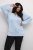 Kaffe Curve Lini Knit Trui Celestial Blue - Sweaters & hoodies - 