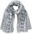 Ulla Popken Striped Statement Scarf Grey - Accessoires - 
