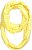 Ulla Popken Striped Infinity Scarf Lemon Yellow - Accessoires - 