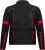 JP1880 Sporty Touring Motorcycle Jacket Black & Red - Motorkleding in plusmaten - Motorkleding in grote maten voor mannen