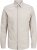 Jack & Jones Breeze Linen Blend Long Sleeve Shirt Crockery - Hemden - Overhemden Grote Maten Heren