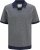 Jack & Jones Ceaston Knit Short Sleeve Sweater Grey/Blue - Sweaters & hoodies - Sweaters & Hoodies Grote Maten Heren