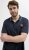Jack & Jones Hudson Short Sleeve Polo Dark Navy - Polo shirts - Grote Maten Poloshirts Heren