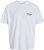 Jack & Jones Botaniq Crew Neck T-Shirt Bright White - T-shirts - Grote Maten T-shirts Heren