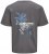 Jack & Jones Hawaii Crew Neck T-Shirt Grey - T-shirts - Grote Maten T-shirts Heren