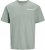 Jack & Jones Hawaii Crew Neck T-Shirt Iceberg Green - T-shirts - Grote Maten T-shirts Heren