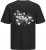 Jack & Jones Hawaii Crew Neck T-Shirt Black - T-shirts - Grote Maten T-shirts Heren