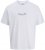 Jack & Jones Marina Crew Neck T-Shirt Bright White/Premium Frost - T-shirts - Grote Maten T-shirts Heren