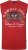 Kam Jeans 5763 Hawaii Surf Vest Sleeveless T-Shirt Washed Red - T-shirts - Grote Maten T-shirts Heren