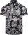 Kam Jeans 6064 Dollar Bills Print Short Sleeve Shirt Black - Hemden - Overhemden Grote Maten Heren
