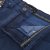 Kam Jeans Onana Embossed Wash Denim Shorts Smokey Blue - Shorts - Grote Maten Korte Broeken Heren