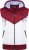 Kam Jeans TS006 Retro Pannelled Tracky Set (Shorts/Sleeveless Hoodie) Red - Trainingspakken - Grote Maten Trainingspakken Heren