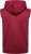 Kam Jeans TS006 Retro Pannelled Tracky Set (Shorts/Sleeveless Hoodie) Red - Trainingspakken - Grote Maten Trainingspakken Heren