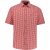 JP1880 Shirt Traditional Checked Short Sleeve Red - Hemden - Overhemden Grote Maten Heren