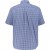 JP1880 Short Sleeve Check Print Traditional Shirt Blue - Hemden - Overhemden Grote Maten Heren