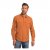 JP1880 Shirt Flannel Long Sleeve Orange TALL - HERENKLEDING MT-6XLT - Tall Kleding Heren