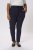 Kaffe Curve Jia Broek met riem Midnight marine - Jeans & Broeken in Grote Maten – Plus Size - 