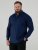 D555 Richard Oxford Overhemd Met Lange Mouwen TALL Navy - TALL hemden - 