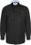 D555 Richard Oxford Overhemd Met Lange Mouwen TALL Zwart - TALL hemden - 
