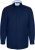 D555 Richard Oxford Overhemd Met Lange Mouwen TALL Navy - TALL hemden - 