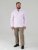 D555 Richard Oxford Overhemd Met Lange Mouwen TALL Roze - TALL hemden - 