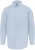 D555 Oliver Vlekbestendig Strijkvrij Stretch Overhemd Met Lange Mouwen Lichtblauw - Hemden - Overhemden Grote Maten Heren