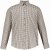 JP1880 Long Sleeve Check Print Traditional Shirt Brown - Hemden - Overhemden Grote Maten Heren