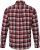 JP1880 Shirt Flannel Checked Long Sleeve Red TALL - HERENKLEDING MT-6XLT - Tall Kleding Heren