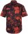 JP1880 Shirt Short Sleeve Linen Blend Red - Hemden - Overhemden Grote Maten Heren