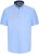 D555 James Oxford Overhemd Met Korte Mouwen TALL Lichtblauw - TALL hemden - 