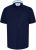 D555 James Oxford Overhemd Met Korte Mouwen TALL Navy - TALL hemden - 