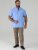D555 James Oxford Overhemd Met Korte Mouwen TALL Lichtblauw - TALL hemden - 