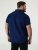 D555 James Oxford Overhemd Met Korte Mouwen TALL Navy - TALL hemden - 
