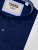 D555 James Oxford Overhemd Met Korte Mouwen TALL Navy - TALL hemden - 