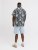 Jack & Jones Honolulu Short Sleeve Resort Shirt Black - Hemden - Overhemden Grote Maten Heren