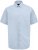 D555 Lucas Vlekbestendig Strijkvrij Stretch Overhemd Met Korte Mouwen Lichtblauw - Hemden - Overhemden Grote Maten Heren