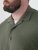 D555 Connor Stretch Cuban Collar Reosrt Short Sleeve Shirt Khaki - Hemden - Overhemden Grote Maten Heren