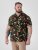 D555 Gordon Hawaiian AOP Cuvan Collar Resort Short Sleeve Black - Hemden - Overhemden Grote Maten Heren