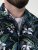 D555 Corden Hawaiian AOP Cuban Collar Resort Short Sleeve Navy - Shirts met korte mouwen - Grote Maten Overhemden Korte Mouw